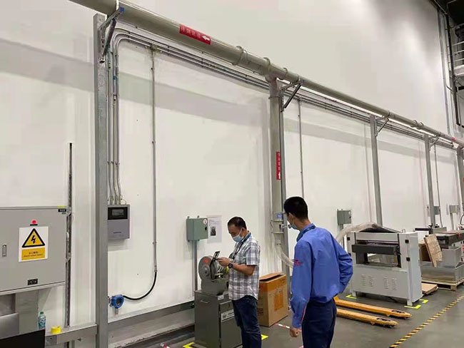 充電樁氫氣檢測(cè)儀安裝現(xiàn)場(chǎng)