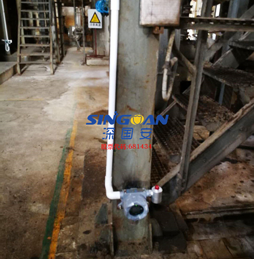 二氧化硫氣體檢測(cè)儀安裝現(xiàn)場(chǎng)