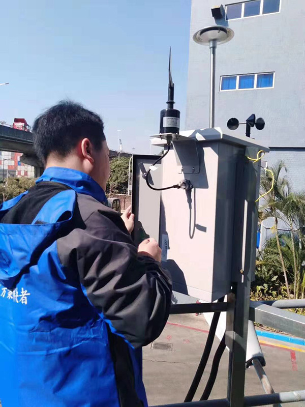 惡臭在線監測系統安裝現場