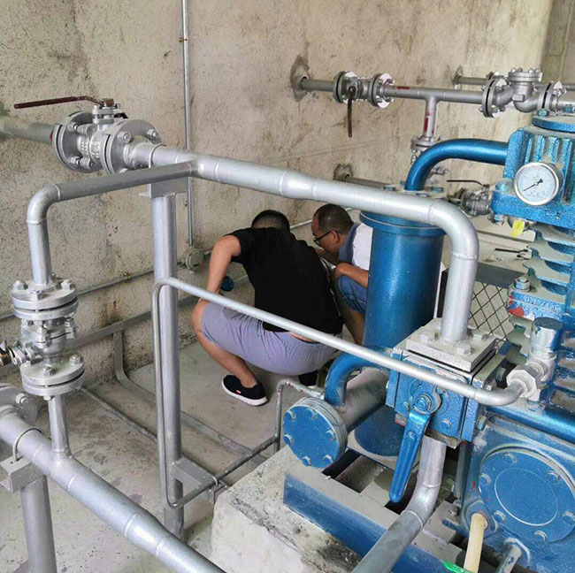 可燃氣體檢測儀安裝現場