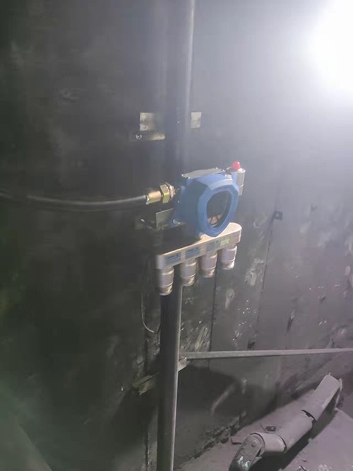 四合一氣體檢測儀安裝現場圖