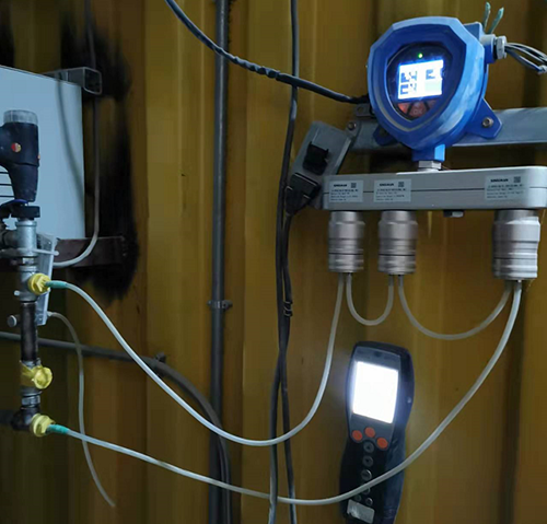 CD3型氣體檢測儀安裝現場圖