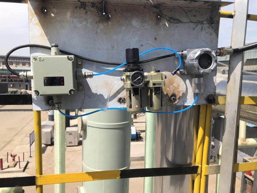 紅外線原理氣體檢測儀現(xiàn)場圖