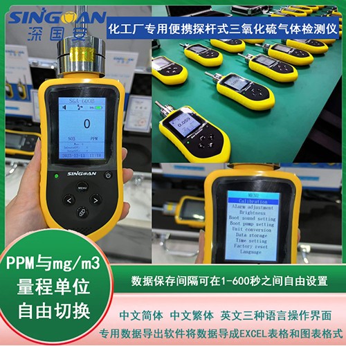 手持探桿式三氧化硫檢測儀